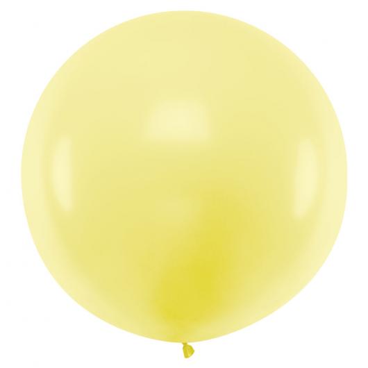 Gigantisk Latexballong Pastellgul