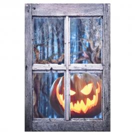 Fönsterdekoration Halloween Pumpa