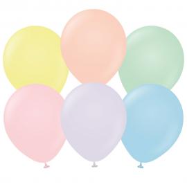 Premium Latexballonger Blandade Macaron Färger