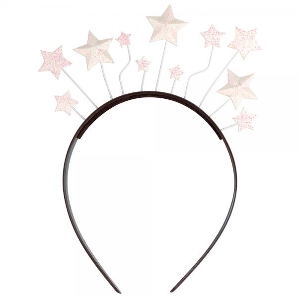 Diadem Stjärna Guld Glitter