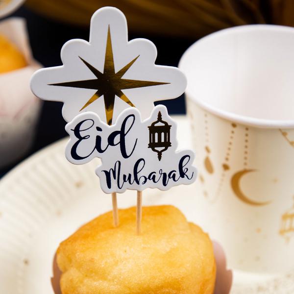Eid Mubarak Cupcake Dekorationer