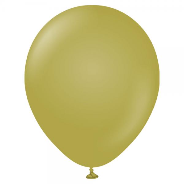 Grna Stora Standard Latexballonger Olive
