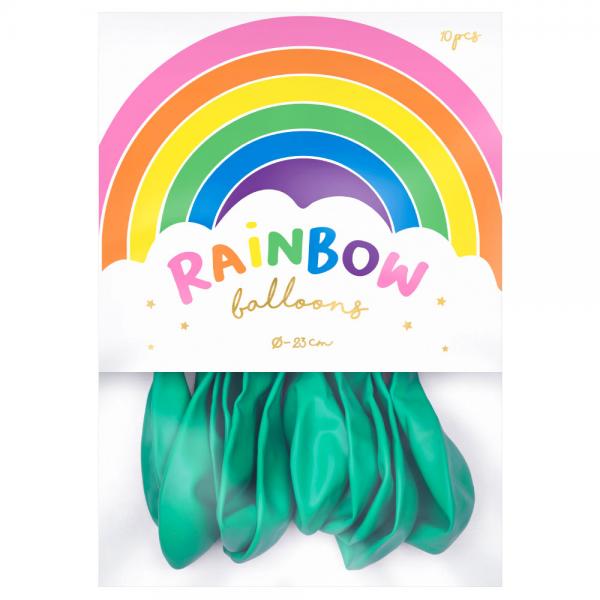 Rainbow Sm Latexballonger Pastell Mintgrna