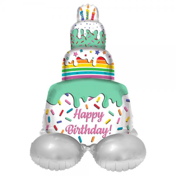 Stende Folieballong Trta Happy Birthday