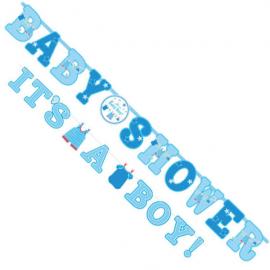 Baby Shower Its a Baby Boy Jumbo Girlanger