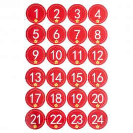 Klistermärken Adventskalender