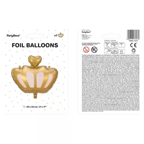 Folieballong Krona