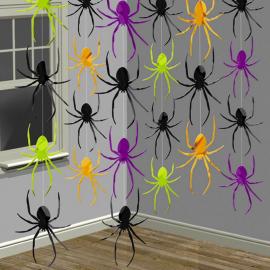 Hängande Halloween Dekorationer Spindlar