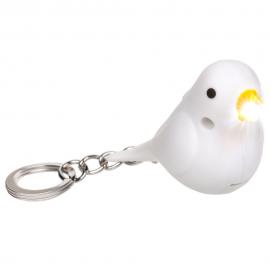 Fågel Nyckelring med LED och ljud