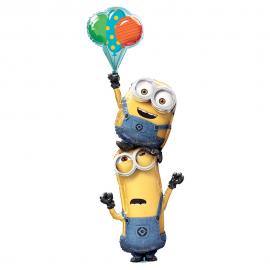 Gigantisk Airwalker Minions Folieballong