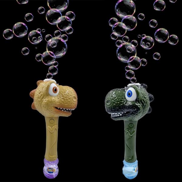 LED Light Up Dinosaurie Spbubbelmaskin