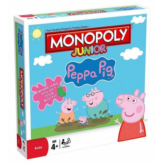Monopol Junior Peppa Pig Spel Engelska