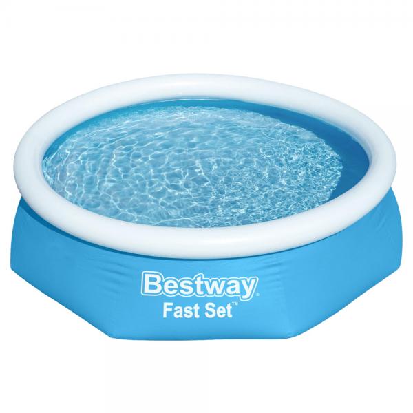 Bestway Uppblsbar Pool med Filter Fast Set