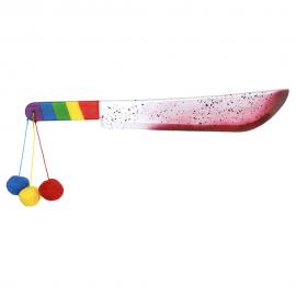 Blodig Clown Kniv