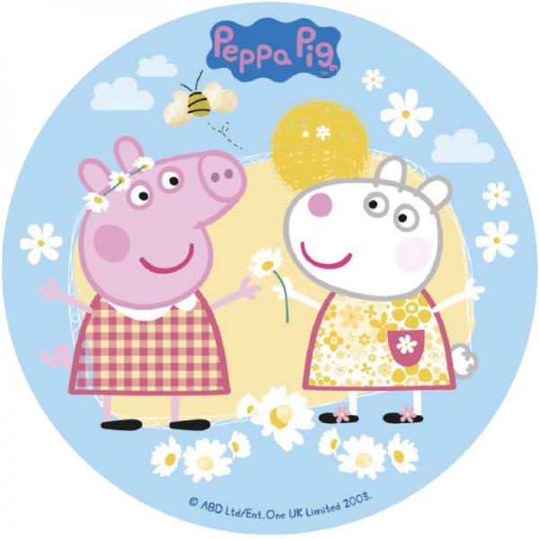 Peppa Pig Trtbild Sockerpasta A