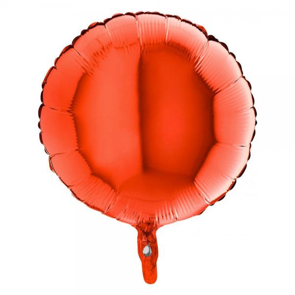 Stor Rund Folieballong Orange