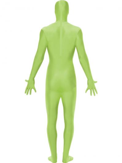 Morphsuit Grön Maskeraddräkt med Väska