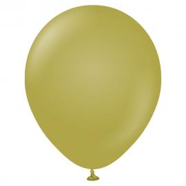 Gröna Latexballonger Olive 50-pack