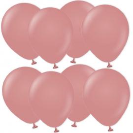 Mörkrosa Miniballonger Retro Rosewood 100-pack