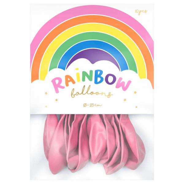 Rainbow Sm Latexballonger Pastell Rosa
