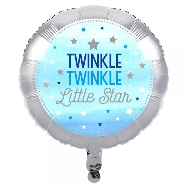 Twinkle Twinkle Little Star Folieballong Ljusbl