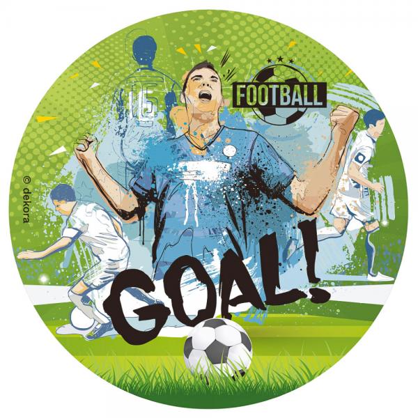 Fotboll Goal Trtoblat 16 cm