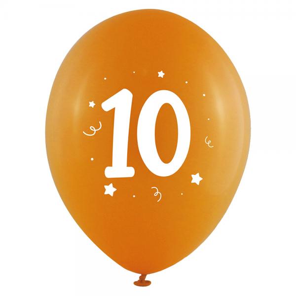 Sifferballonger 10 Frgmix