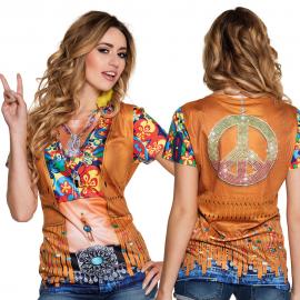 Hippie Tryck T-shirt