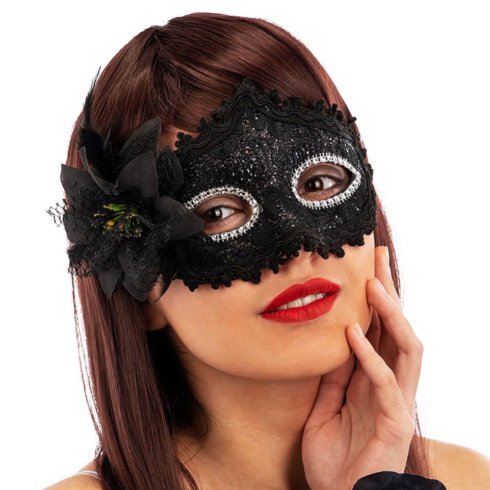 Ögonmask Svart Farlig Kannin main image 1