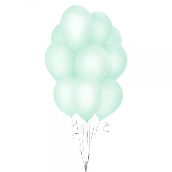Latexballonger Pastell Mintgrn