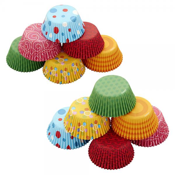 Muffinsformar Colorful Storpack