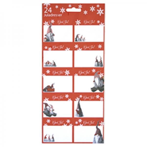 Tomte Juletiketter Stickers