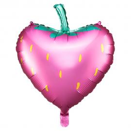 Folieballong Hjärtformad Jordgubbe