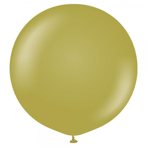 Grna Stora Latexballonger Olive