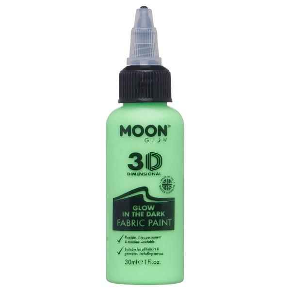 Moon Glow Sjlvlysande Textilfrg Grn 30 ml