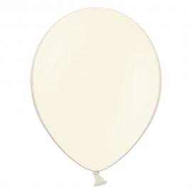 Små Ljusa Pastell Crème Vita Latexballonger 100-pack