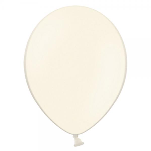 Sm Ljusa Pastell Crme Vita Latexballonger 100-pack