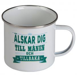 Älskar Dig Retro Mugg