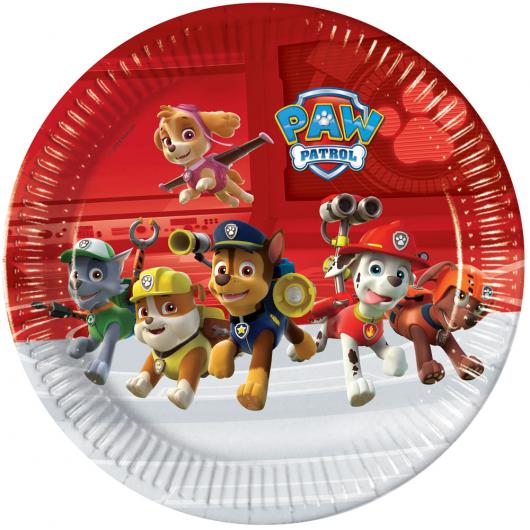 Paw Patrol Ready For Action Papperstallrikar