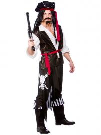 Karibisk Piratdräkt Deluxe X-Large