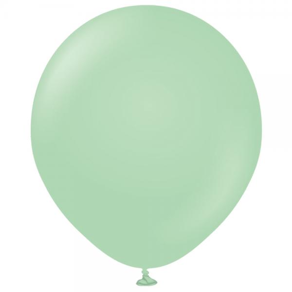 Premium Stora Latexballonger Macaron Green