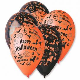 Happy Halloween Ballonger 100-Pack