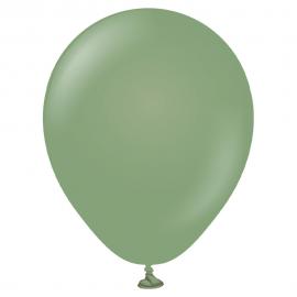 Gröna Mini Ballonger Eucalyptus 100-pack