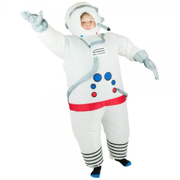 Uppblsbar Astronaut Maskeraddrkt Barn