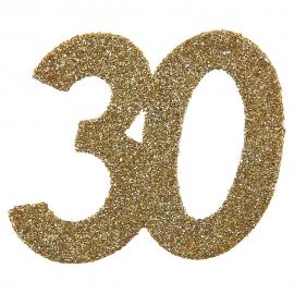 Glitterkonfetti 30 År Guld
