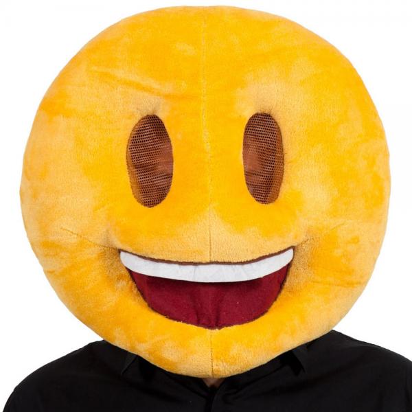 Smiling Head Emoji Mask