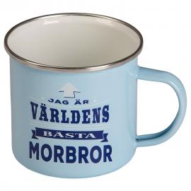 Jag Är Världens Bästa Morbror Retro Mugg