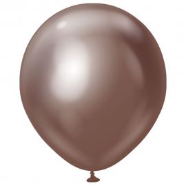 Premium Stora Latexballonger Chrome Chocolate