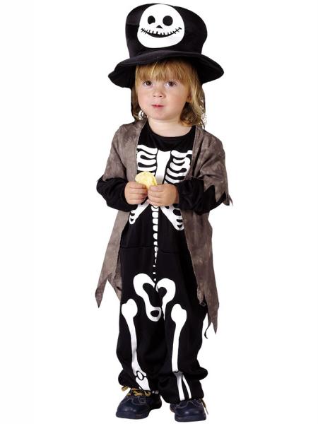 Grngling Skelettdrkt Barn