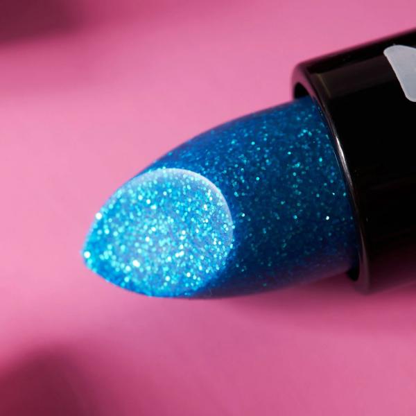 Moon Glitter Iriserande Glitter Lppstift Bl